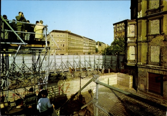 Berlin Wedding, Bernauer Straße, observation tower, Berlin Wall