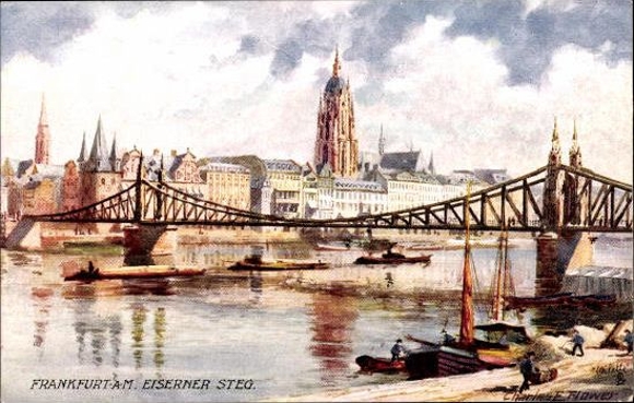 6 artists' PCs in an envelope, Frankfurt am Main, by Charles Flower