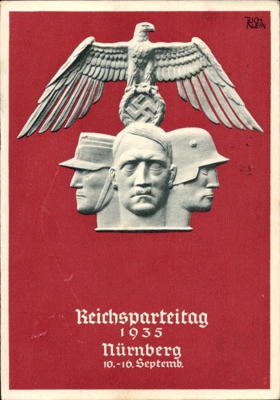 Artist Postcard Klein, R., Nuremberg, Reich Party Congress 1935