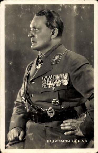 Postcard Hermann Göring, Reichsmarschall, Oberbefehlshaber der ...