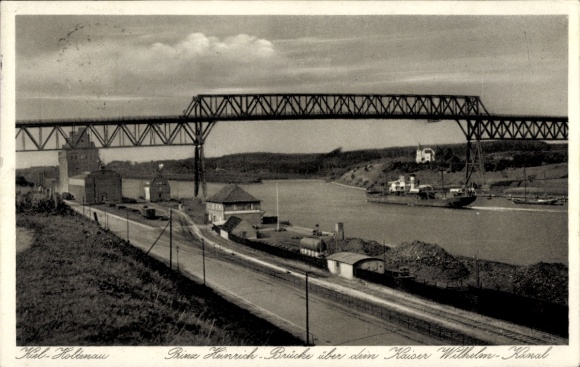 Holtenau Kiel, Kaiser Wilhelm Canal, Prince Heinrich Bridge