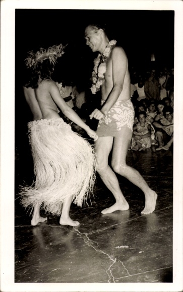 Postcard Hawaii USA, Dancer
