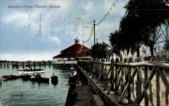 Postcard Toronto Ontario Canada, Hanlon's Point