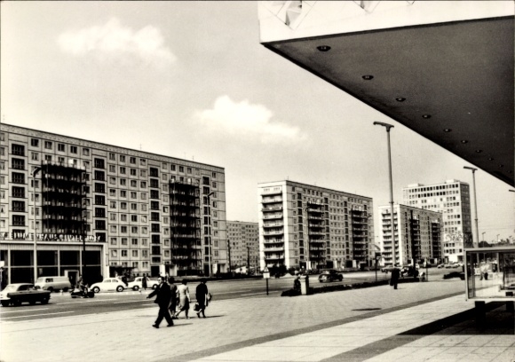 Postcard Berlin Mitte, Karl Marx Allee