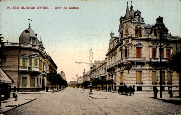 Buenos Aires, Argentina, Avenida Callao, street view