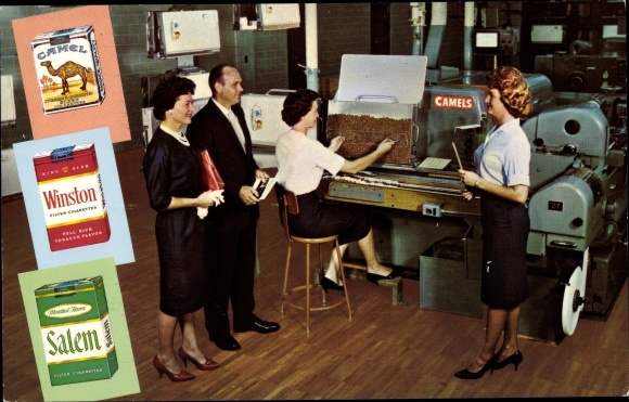 PC Salem North Carolina USA, Winston Cigarette Factory, Advertisement, Camel