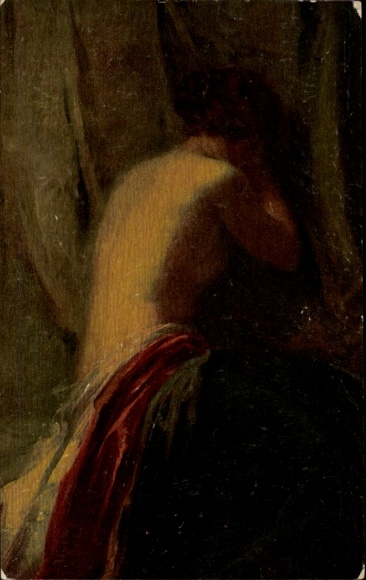 Artist Postcard Winck, W., My Model