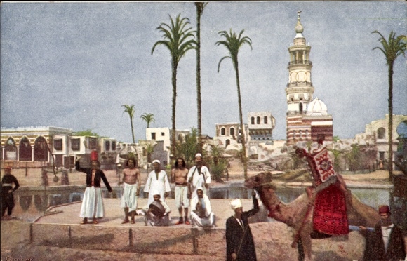 Hamburg Eimsbüttel Stellingen, Carl Hagenbeck's Zoo, Ethnographic Exhibition 1912, Bedouins, Dervishes