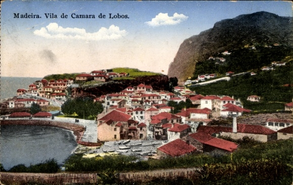 Postcard Câmara de Lobos Madeira Island Portugal, general view