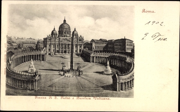 Vatican City, Rome, Lazio, St. Peter's Square, St. Peter's Basilica