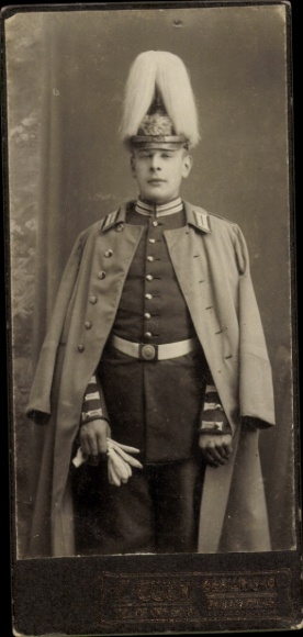 CdV German soldier in uniform, portrait