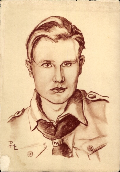 Artist Postcard Lampel, Peter Martin, Youthland PC 53, Hitler Youth, HJ
