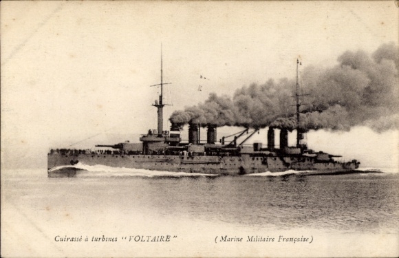 French warship Voltaire, Cuirasse d'Escadre a turbines