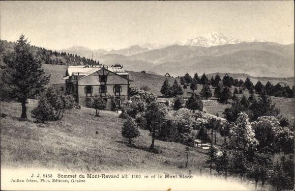 Postcard Mont Revard Aix les Bains Savoie, Summit of Mont Revard and ...