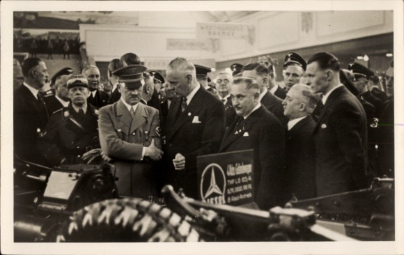 Adolf Hitler, Führer and Reich Chancellor, International Automobile and Motorcycle Exhibition Berlin, Mercedes