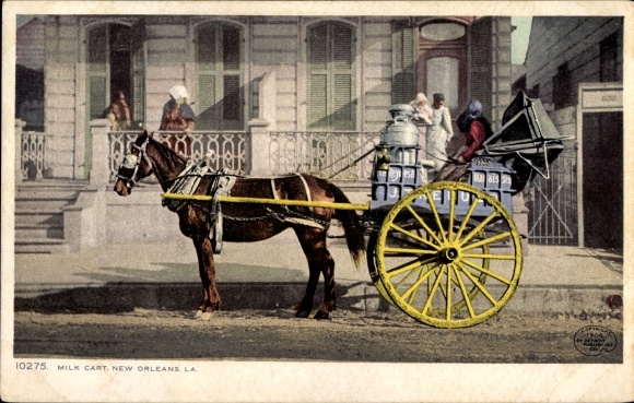 PC New Orleans Louisiana USA, milk truck