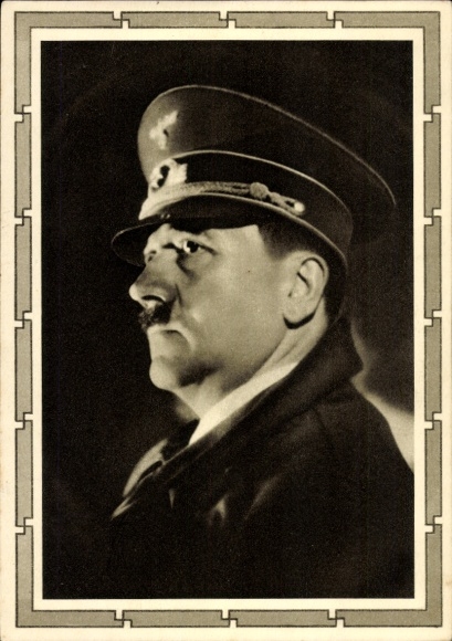 Postal stationery Postcard Führer and Reich Chancellor Adolf Hitler, portrait