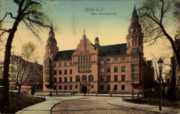 Halle an der Saale, The Civil Court, Street View