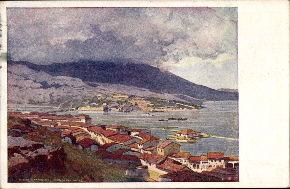 Artist PC Prince, Karl Ludwig, Scutari Shkodra Albania, The Tarabosch, Panorama, Hafen