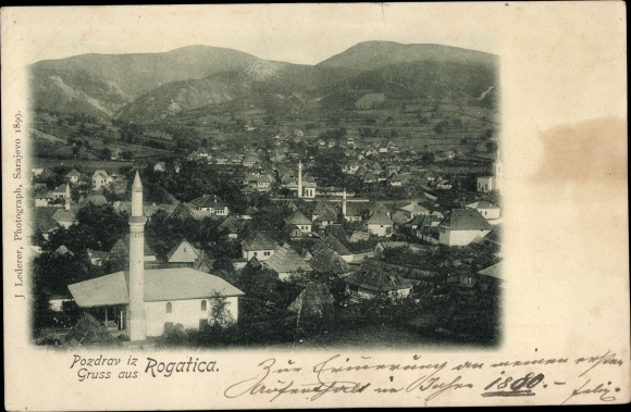 Ansichtskarte / Postkarte Rogatica Bosnien Herzegowina, Gesamtansicht