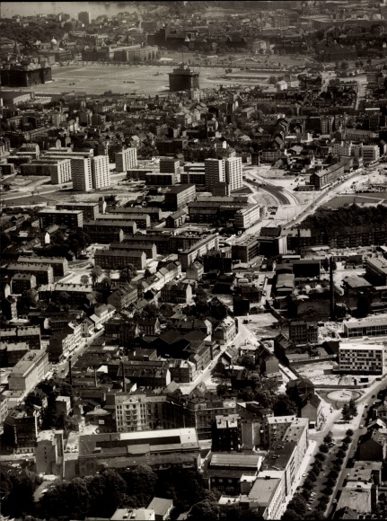Photo Hamburg Altona, aerial view
