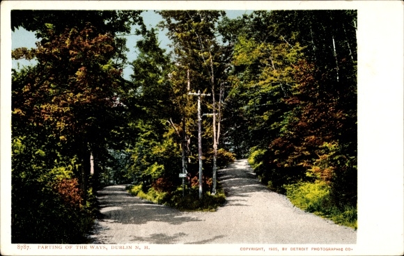 PC Dublin New Hampshire USA, parting of the ways