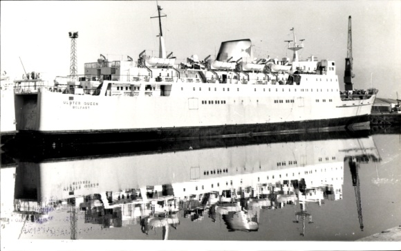 Postcard ferry Ulster Queen, Belfast Steamship Company