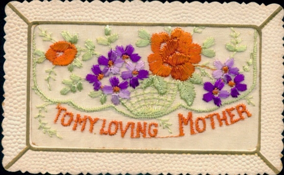 Seidenstick Postcard Congratulations Mother's Day, Flowers