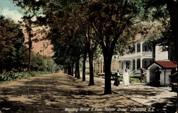 PC Columbia South Carolina USA, Blanding Street, Sumter Street