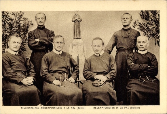 PC La Paz Bolivia, missionaries, Redemptorists, group portrait