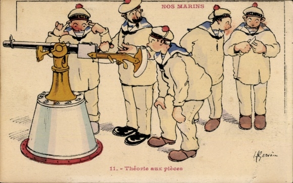 Artist AK French soldiers, marines, soldier life, gun