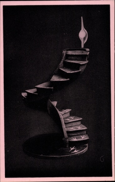 Artist Postcard Paalen, Wolfgang, The scale of desire