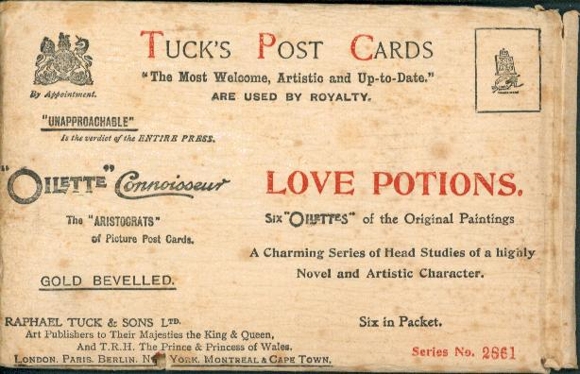 6 artists AK in envelope Love Potions, Oilette Connoisseur