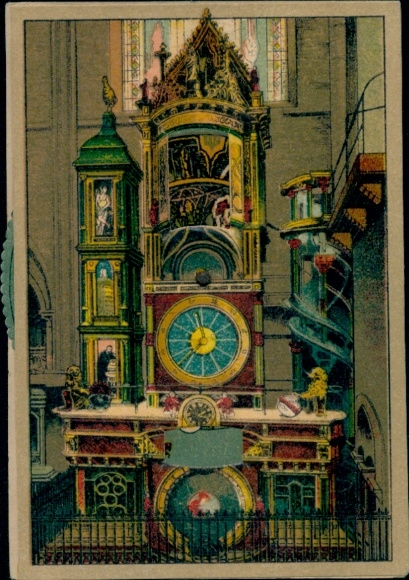 Mechanical Astronomical Clock Strasbourg, Alsace, Bas-Rhin