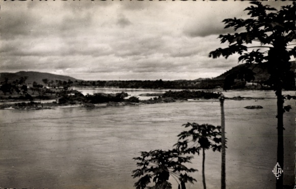 Postcard Oubangui Chari Ubangi Shari Central African Republic, Panorama