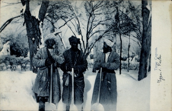Local excursion in winter, Sarten