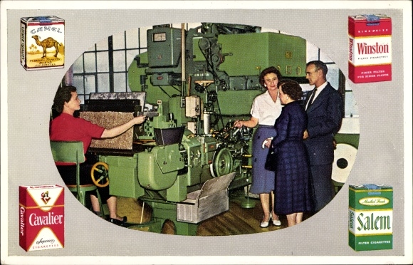 PC Salem North Carolina USA, Winston Cigarette Factory, Advertisement, Camel