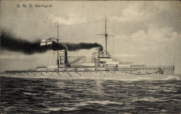 German warship, SMS Markgraf, Imperial Navy