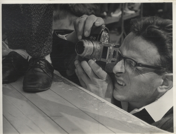 Original photo by Hans-Joachim Spremberg, presumably from a trip to Romania, photographer at work, around 1965