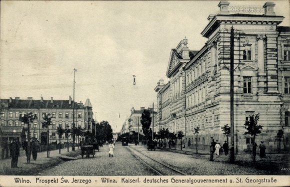 PC Vilnius Wilna Wilno Lithuania, German General Government, Saint George Street