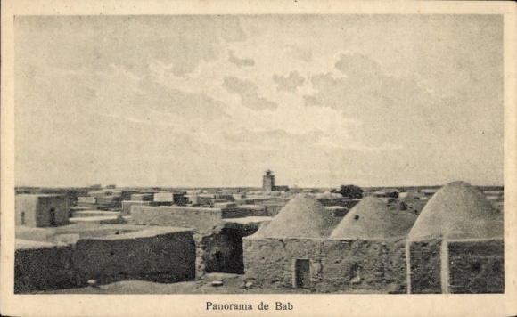 Postcard Al Bab Syria, Panorama