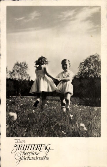 Postcard Happy Mother's Day, children