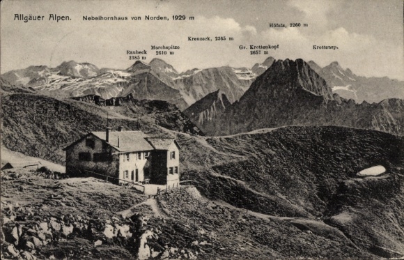 Oberstdorf in the Oberallgäu region, Nebelhornhaus