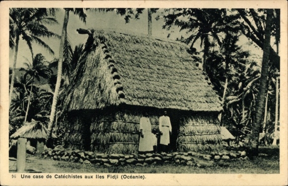 CPA Fiji Fiji, Une case de Catéchistes