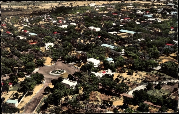 Postcard Bobo Dioulasso Burkina Faso, Fliegeraufnahme
