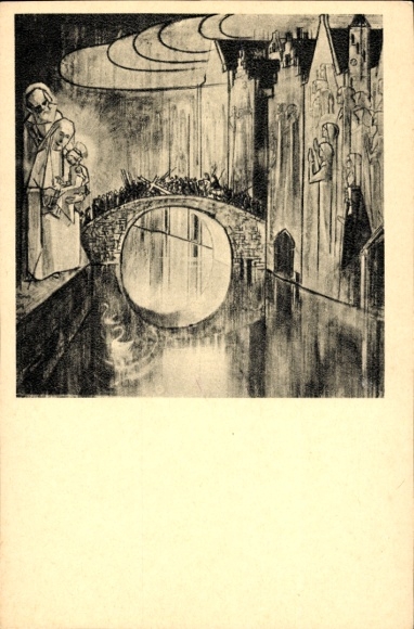 Artist PC Toorop, Jan, Brugge of the goddelijke randegang