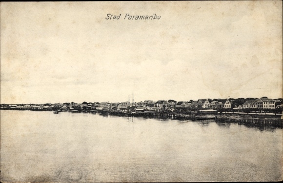 Postcard Paramaribo Suriname, City View