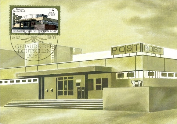 Maximum Artist Postcard Berlin Pankow Buch, Post Office