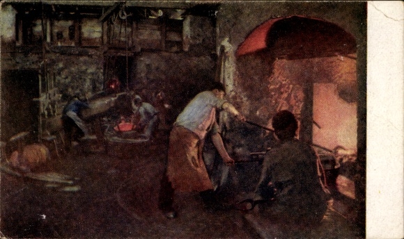 Artist Postcard Skuteczky, Im Eisenhammer
