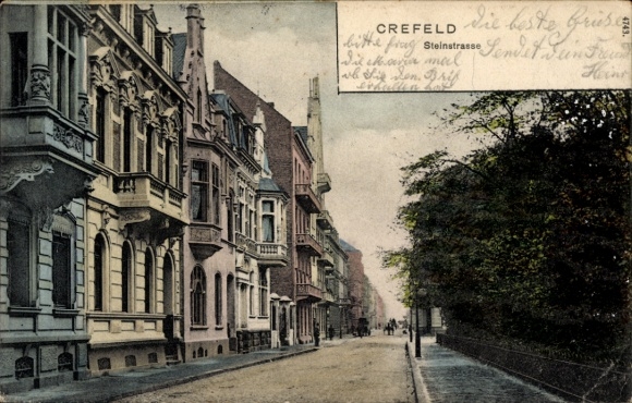 Krefeld am Niederrhein, Steinstraße